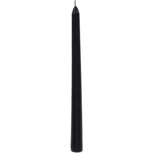 Çırpan Ev Siyah Ince Şamdan Mum 25CM