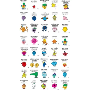 Küçük Bay ve Bayan Serisi 40 Kitap Set - Roger Hargreaves
