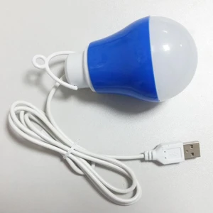 Sge Teknoloji Mavi Renk USB Girişli Yüksek Işık Taşınabilir LED Ampül Işık Kamp Çadır