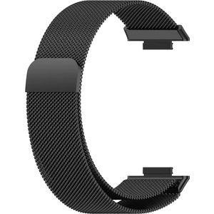 Huawei Watch Fit 2 Uyumlu Kordon Hasır Metal Örgü Milano Mıknatıslı Kordon Kayış