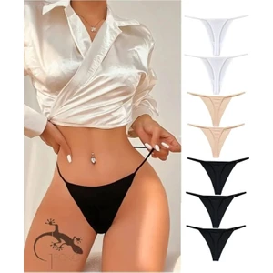 Gecko Collection Gecko Ip Lastikli String Tanga Külot 7 Adet