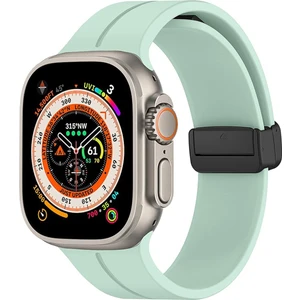 Apple Watch Uyumlu 42MM 44MM 45MM 49MM 1/2/3/4/5/6/se/7/8/9 Ultra 2 Kordon Mıknatıslı Kordon