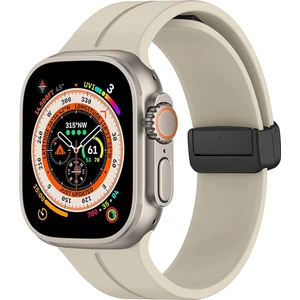 Apple Watch Uyumlu 42MM 44MM 45MM 49MM 1/2/3/4/5/6/se/7/8/9 Ultra 2 Kordon Mıknatıslı Kordon
