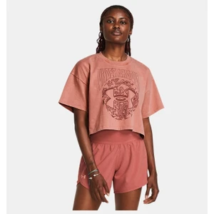 Under Armour Kadın UA Heavyweight Dusk to Dawn Crop Kısa Kollu 1383048-696