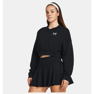 Under Armour Kadın UA Rival Terry Oversized Crop Crew Uzun Kollu 1382738-001