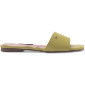 Nine West PEACE 3FX Sarı Kadın Düz Terlik