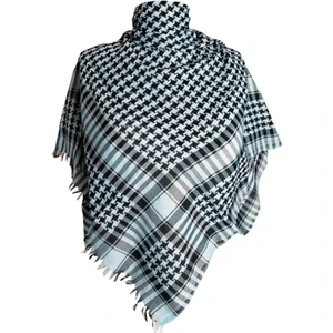 Flora Tekstil Pamuklu Puşi , Poşu, Kefiye Şal 100X100 FLR23120
