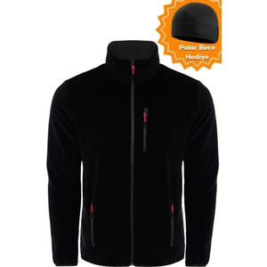 Ghassy Co. Ghassy Co.Erkek Pro Rüzgar Geçirmez 5 Cepli Outdoor Tam Fermuarlı Polar Ceket TMFR869866001