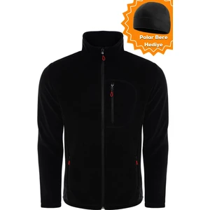 Ghassy Co. Ghassy Co.Erkek Pro Rüzgar Geçirmez 5 Cepli Outdoor Tam Fermuarlı Polar Ceket TMFR869866001