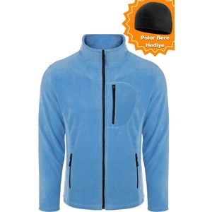 Ghassy Co. Ghassy Co.Erkek Pro Rüzgar Geçirmez 5 Cepli Outdoor Tam Fermuarlı Polar Ceket TMFR869866001