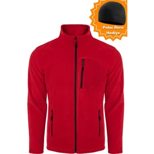Ghassy Co. Ghassy Co.Erkek Pro Rüzgar Geçirmez 5 Cepli Outdoor Tam Fermuarlı Polar Ceket TMFR869866001