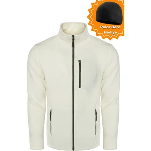 Ghassy Co. Ghassy Co.Erkek Pro Rüzgar Geçirmez 5 Cepli Outdoor Tam Fermuarlı Polar Ceket TMFR869866001