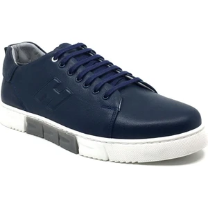 Luis Figo  Deri  Erkek Rahat Günlük Yazlık Büyük Numara Sneaker Ayakkabı 45-48