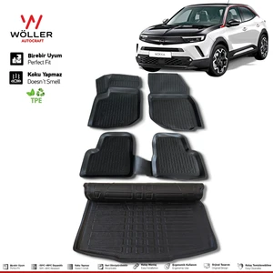 Opel Mokka Paspas Bagaj Havuzu Set 2021 Sonrası 3D Ultraflex Set