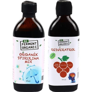 Beferment  Organik Spirulina Mix 220 Ml+Beferment Organik Resveratrol Şurup  220G