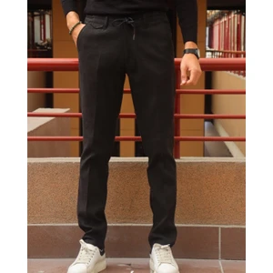 Erkek, Bel Bağcıklı, Yandan Lastikli, Regular-Fit, Old Money Culture Pantolon 23INP272