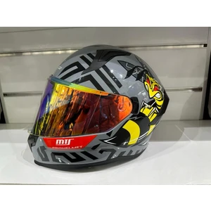 Kask Mts Pro 910 Bee Güneş Gözlüklü Gri