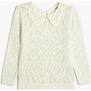 Sweater Peter Pan Neck Long Sleeve