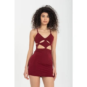 Ceyss Design Sandy Cut Out Detay Askılı Mini Elbise
