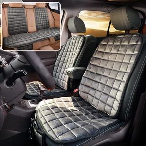 Premium Cepli Ortopedik Oto Koltuk Minder Seti - Koltuk Kılıfı - Ön & Arka Koltuk Tam Set - Antrasit