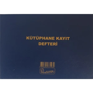Kütüphane Kayıt Defteri Cilt Kapak