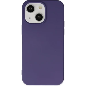 Caseart Apple iPhone15 Plus Içi Kadife Lansman Silikon Kılıf - Mor