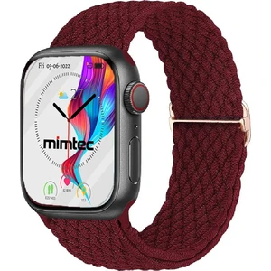 Apple Watch Uyumlu 38MM 40MM 41MM 1/2/3/4/5/6/se/7/8/9 Kordon Loop Örgülü Kordon
