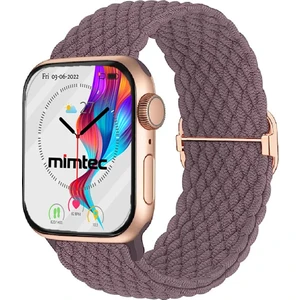 Apple Watch Uyumlu 38MM 40MM 41MM 1/2/3/4/5/6/se/7/8/9 Kordon Loop Örgülü Kordon