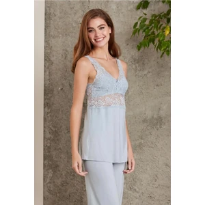 Pierre Cardin Kadın 2810 3'lü Penye Pijama Takımı