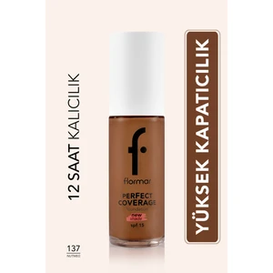 Perfect Coverage Yoğun Kapatıcı Su Bazlı Fondöten (Sıcak Alt Ton) -137 Nutmeg-8682536070676