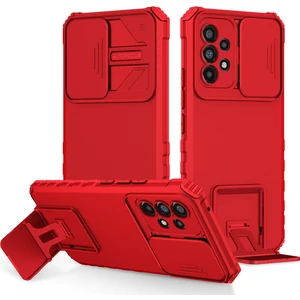 Samsung Galaxy A73 5g Kayar Kamera Kapaklı Sağlam Standı Telefon Kılıfı (Yurt Dışından)