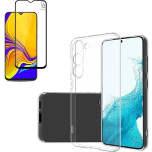 Samsung Galaxy A34 ile Uyumlu Soft Yumuşak Telefon Kılıfı ve 5d Tam Kaplayan Cam Ekran Koruyucu