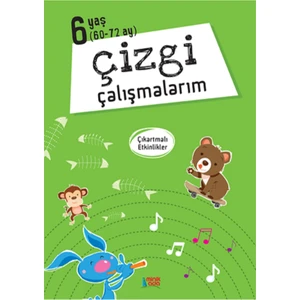 Minik Ada Yayınları Çizgi Çalışmalarım 6 Yaş