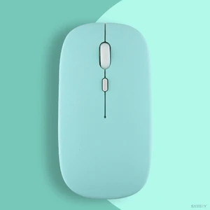 Xiaomi Tablet Şarj Edilebilir Sessiz Mouse Bluetooth + 2.4Hz Wifi Kablosuz Mouse Fare