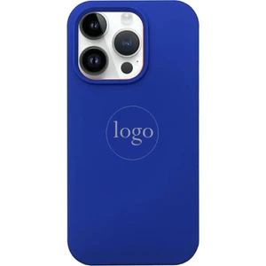 Apple iPhone 15 Pro Max Ile Uyumlu Premium Kılıf Kadife Iç Yüzey Logo Lansman Kapak Mavi