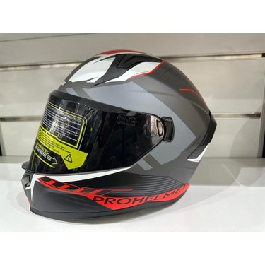 MTS Kask Mts Pro 910 Twıster Güneş Gözlüklü Kırmızı/gri Fiyatı
