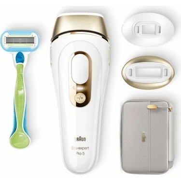 Braun Silk Expert Pro 5 400.000 Atımlı, 2 Başlıklı Yeni Nesil Ipl + Tasarım