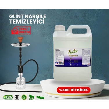 Glint Hookah 5 Lt %100 Bitkisel Nargile Temizleyici Sıvısı Kimyasal