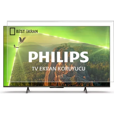 Best Ekran Philips 50" inç 127 Ekran Tv Ekran Koruyucu - The one Ambilight Smart 4k-8k Led UHD
