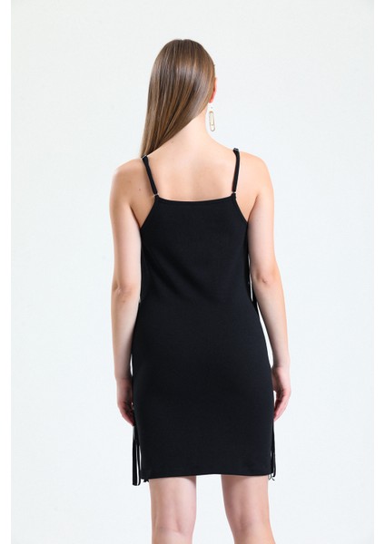 Püsküllü Abiye Mini Elbise | ELB34800 indirimleri