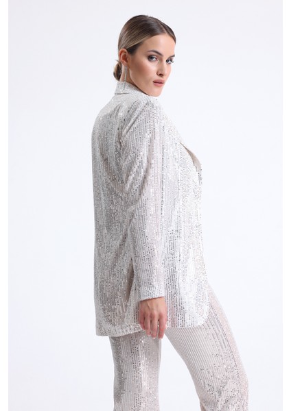 Içi Astarli Payet Abiye Ceket | CKT34262 indirimleri