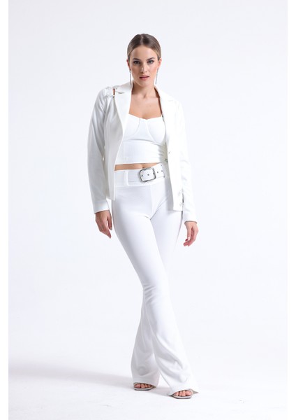 Kemer Detaylı Ottoman Pantolon | PNT34753