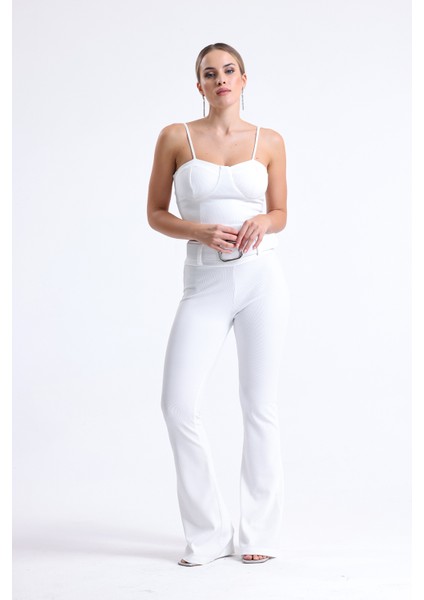 Kemer Detaylı Ottoman Pantolon | PNT34753 modelleri