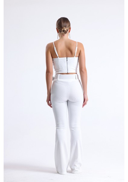 Kemer Detaylı Ottoman Pantolon | PNT34753 indirimleri