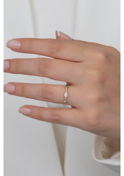 Gümüş Prenses Yüzük Renkli Taşlı Ayarlanabilir Ölçü. Altın Kaplama 925 Ayar Gümüş Yüzük modelleri