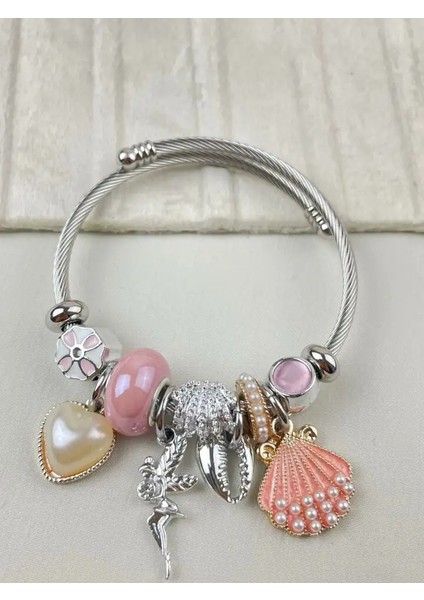 Pandora Charm Bileklik Çelik Silver 2