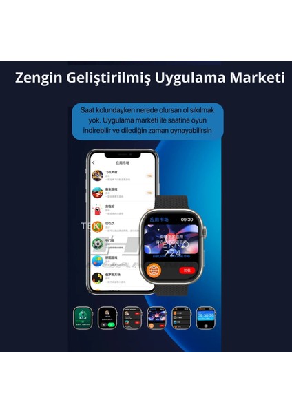 Reeder Uyumlu Akıllı Saat Konuşma Özellikli Amoled Ekran