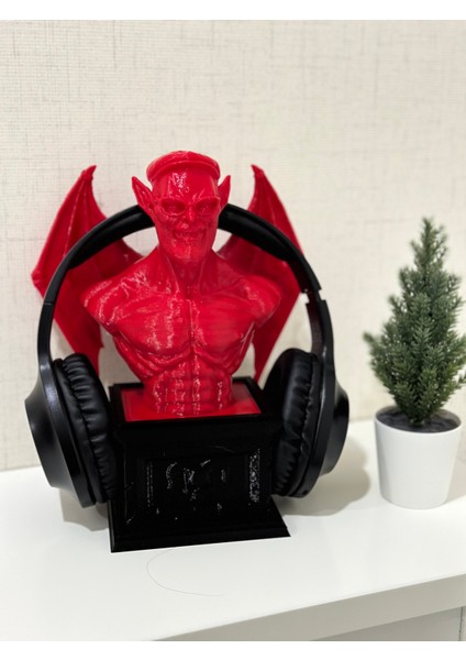 KemX3D Demon İblis Büst veya Kulaklık Tutucu
