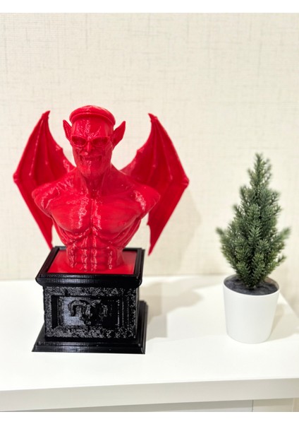 KemX3D Demon İblis Büst veya Kulaklık Tutucu