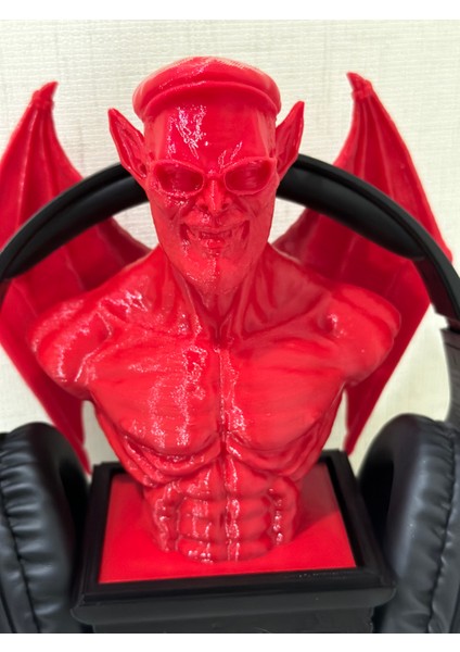 KemX3D Demon İblis Büst veya Kulaklık Tutucu